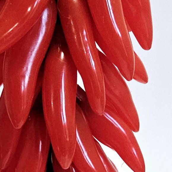 Red Chili Pepper Cluster Swag 50Ct Bunch Hanging Lights Decor Party Holiday Time - Picture 5 of 13